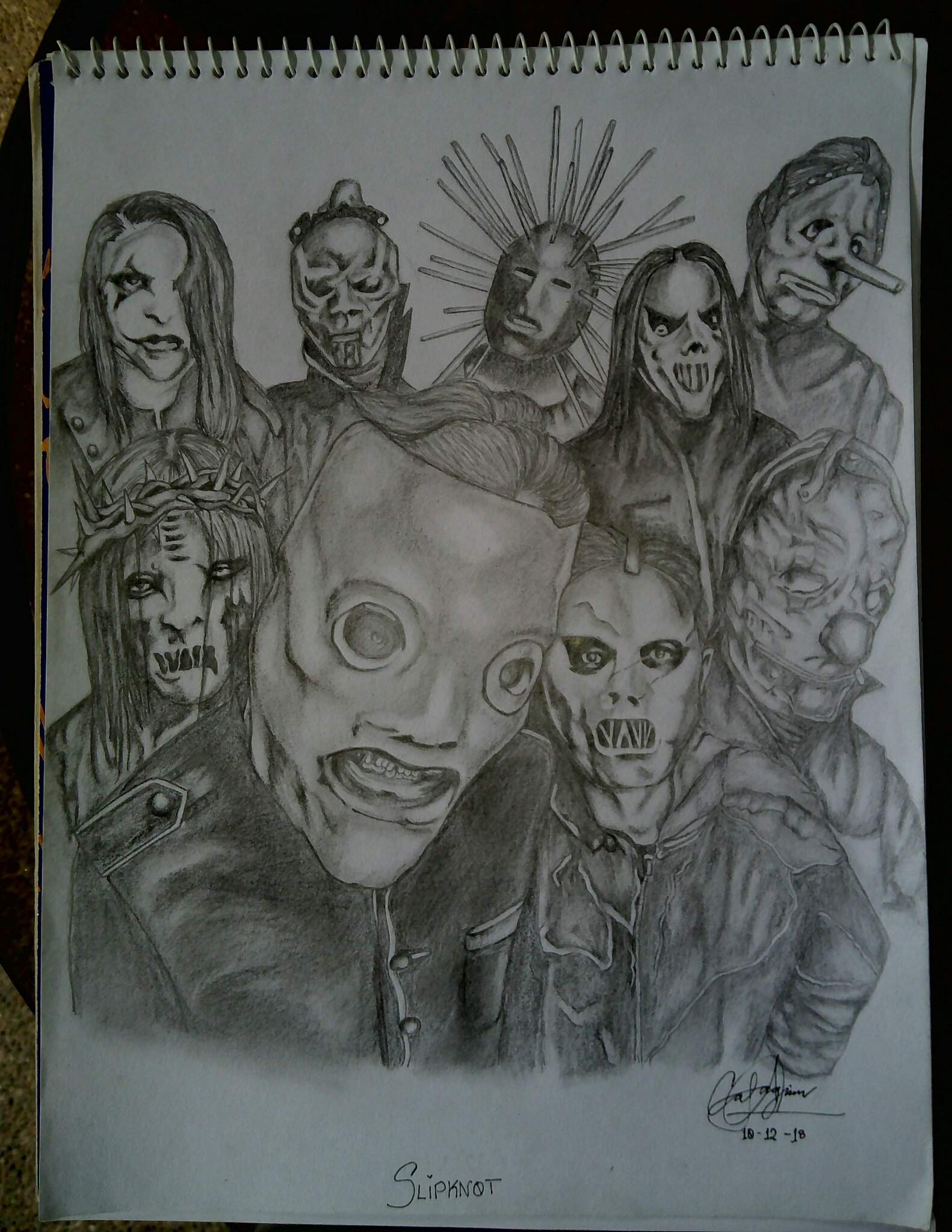 Slipknot Drawing Realistic