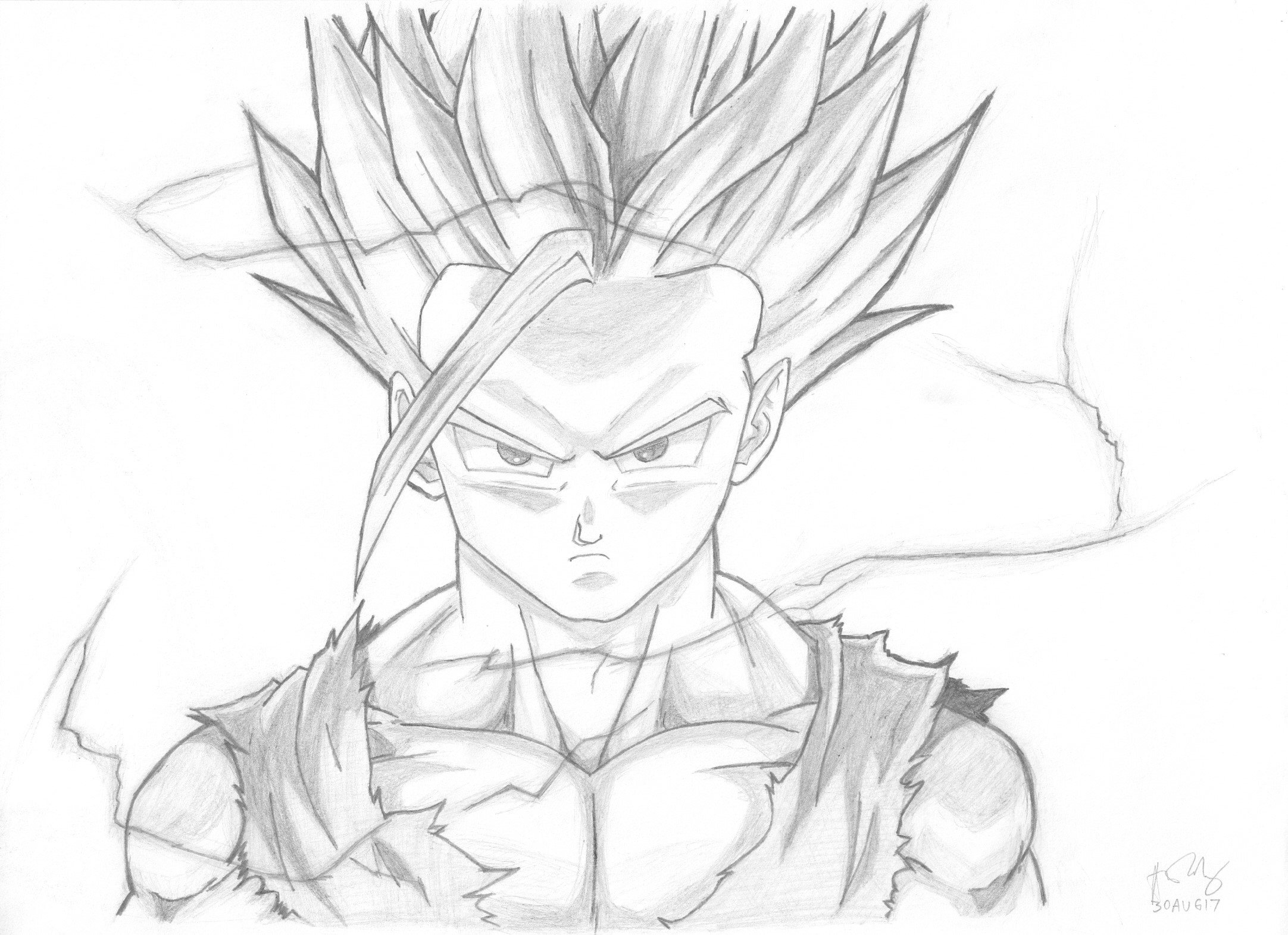 Son Gohan Drawing Creative Art