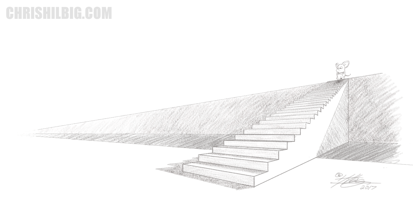 Stairs Drawing Art