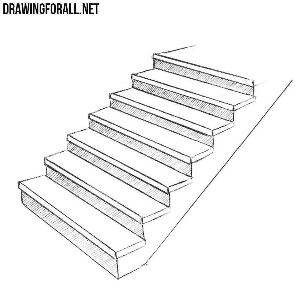 Stairs Drawing Best