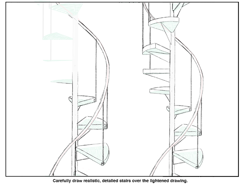 Stairs Drawing Picture