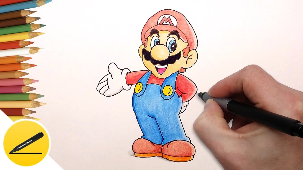 Super Mario Drawing Amazing