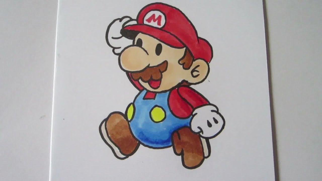 How to Draw Super Mario | Super Mario Odyssey - YouTube