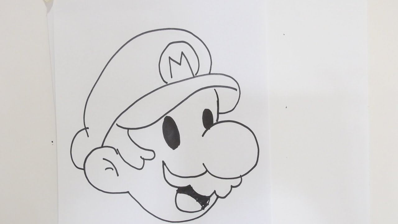 How to Draw Mario from Nintendo Super Mario Bros Drawing Tutorial - How to  Draw Step by Step Drawing Tutorials