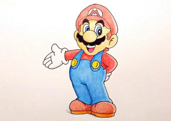 Super Mario Drawing Image