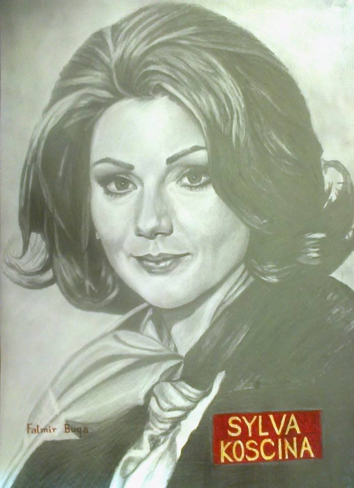 Sylva Koscina Drawing