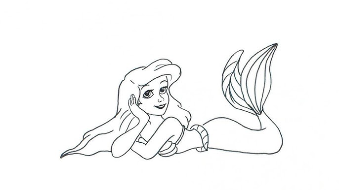 The Little Mermaid Drawing Image