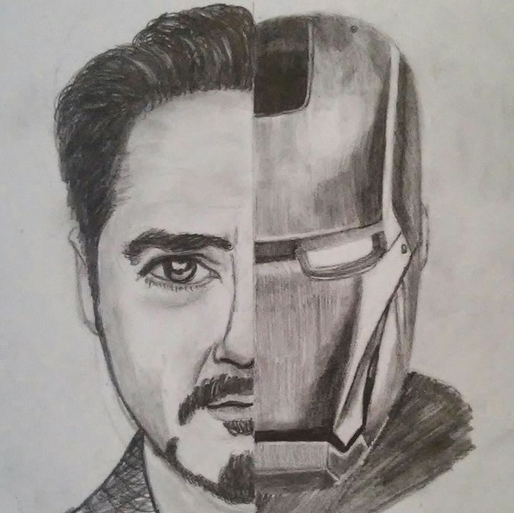Tony Stark Drawing Best