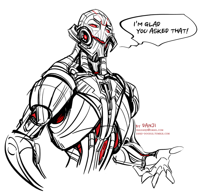 Ultron Drawing Picture