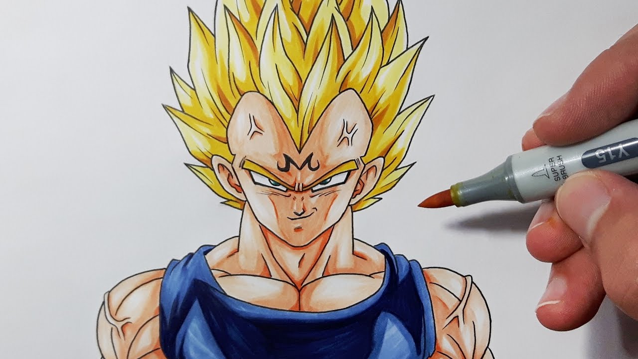 Vegeta Drawing Beautiful Art