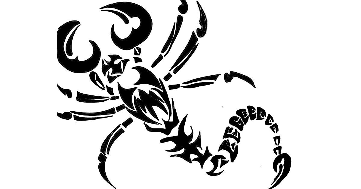 Venomous Scorpion Drawing Pics