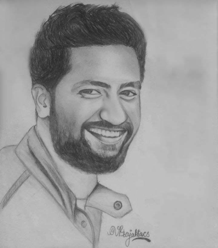 Vicky Kaushal Drawing Picture