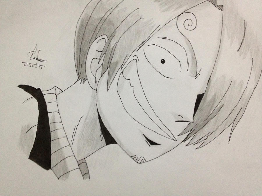 Vinsmoke Sanji Drawing Sketch