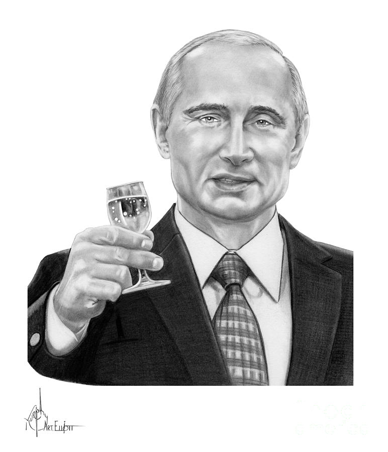 Vladimir Putin Drawing Realistic