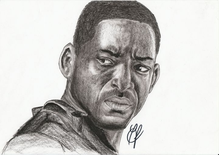 Will Smith Drawing Sketch