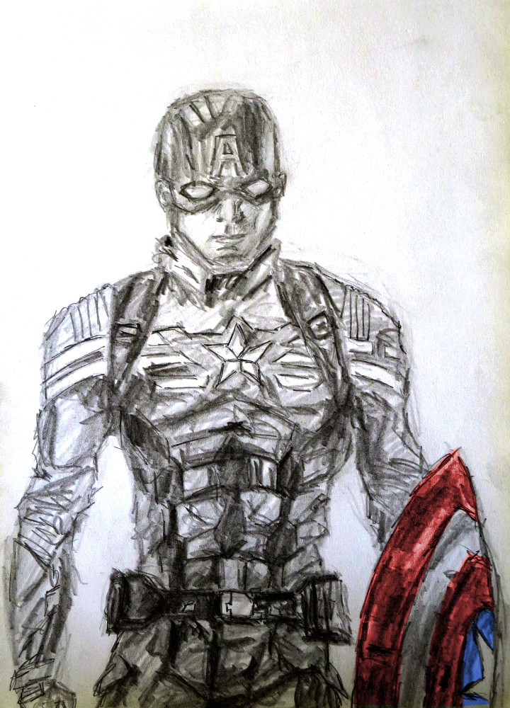 Winter Soldier Drawing Art