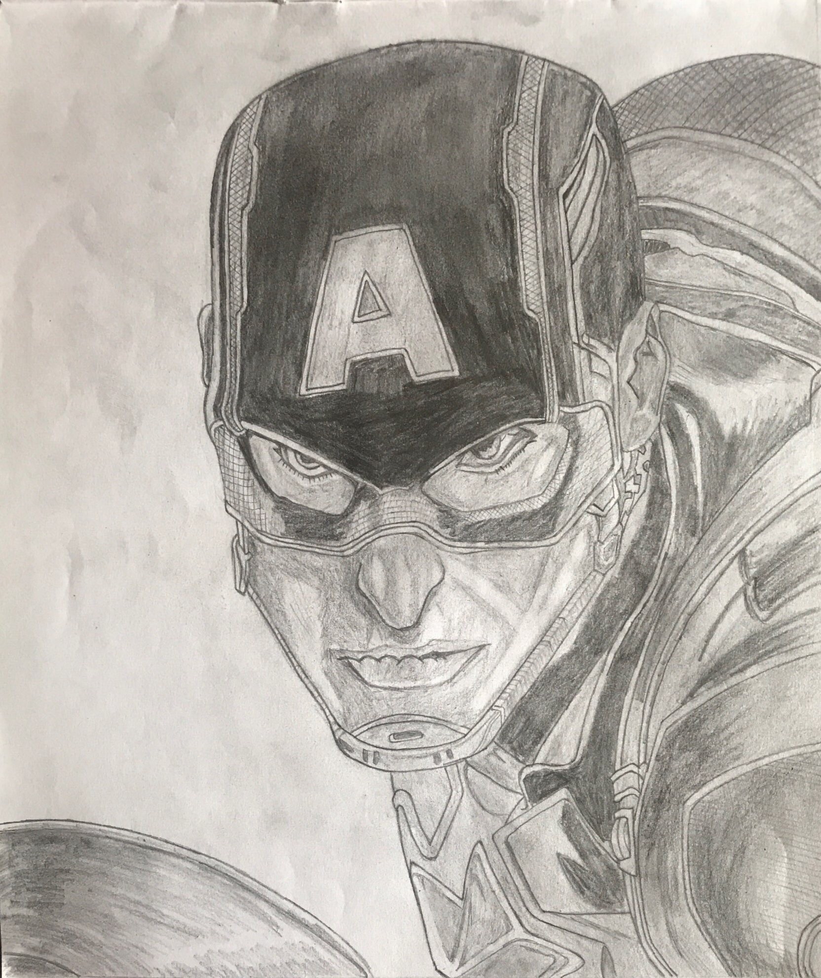 Winter Soldier Drawing High-Quality