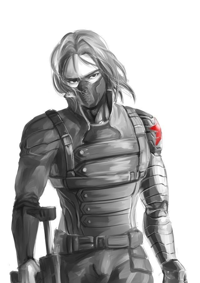 Winter Soldier Drawing Image