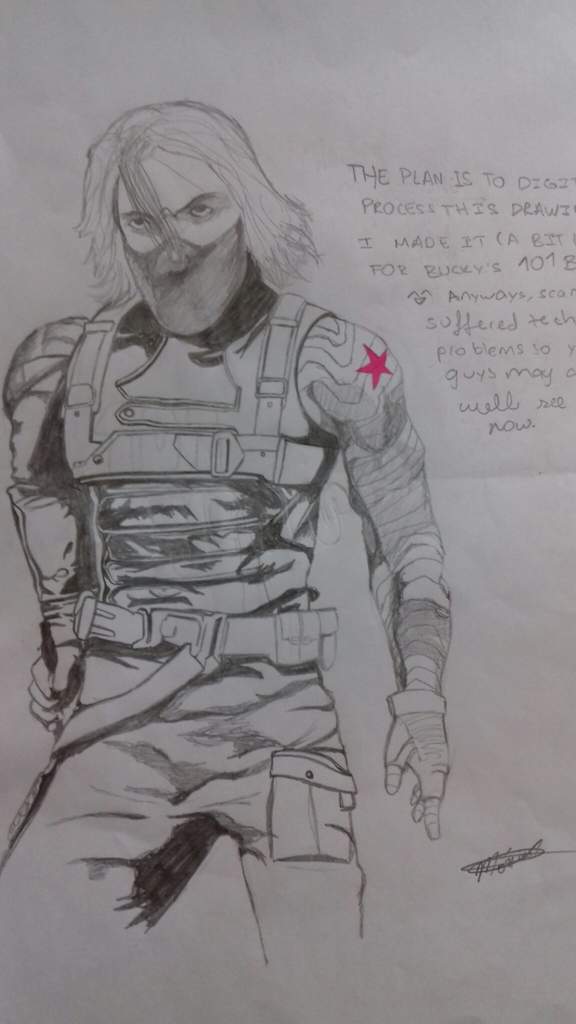 Winter Soldier Drawing Images