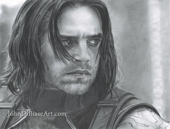 Winter Soldier Drawing Photo
