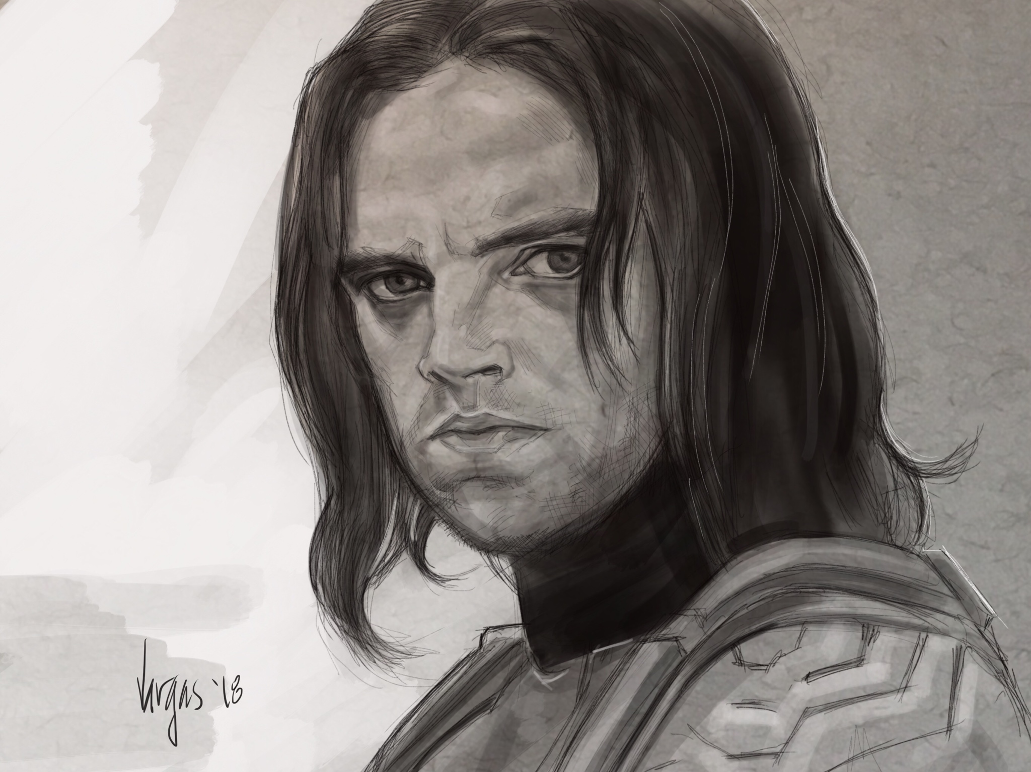 Winter Soldier Drawing Pics