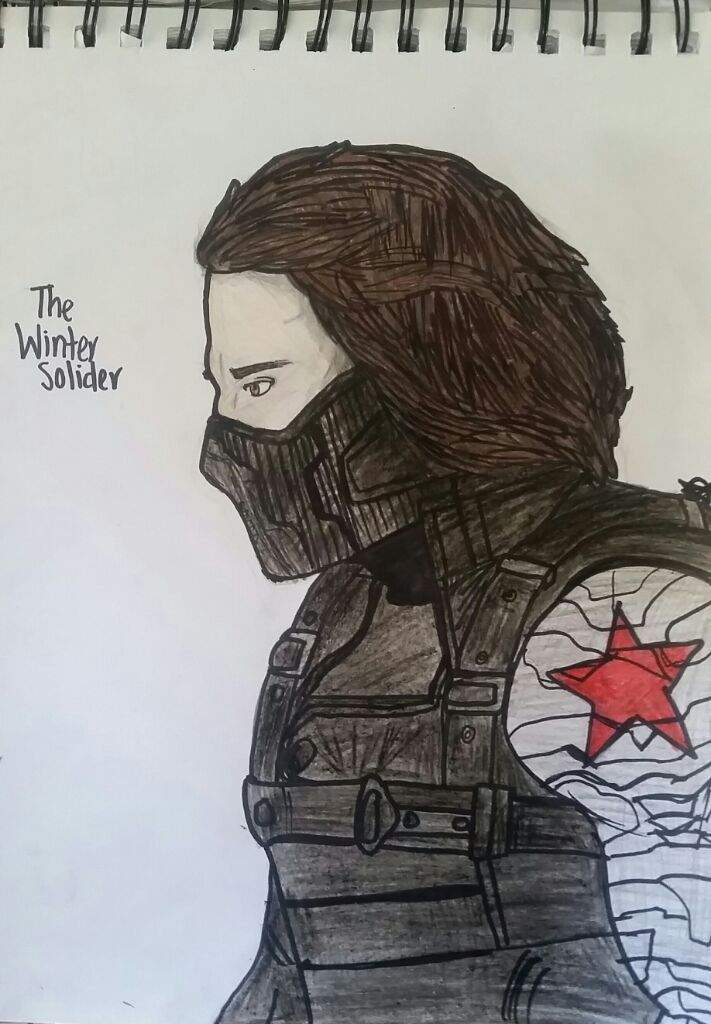 Winter Soldier Drawing Picture