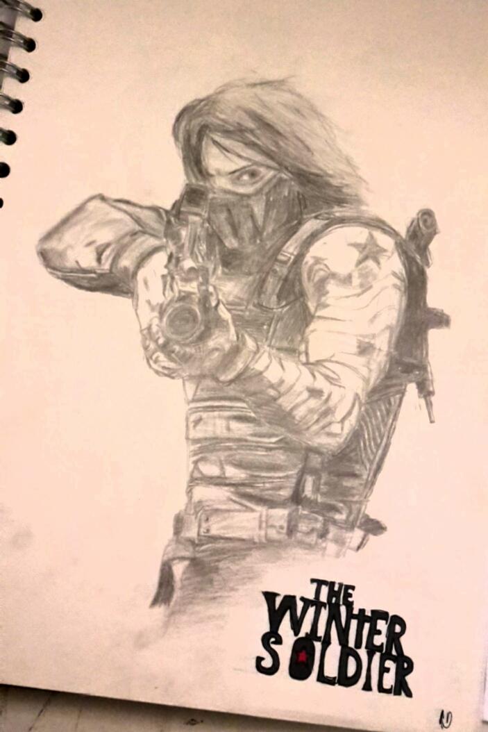 Winter Soldier Drawing Realistic