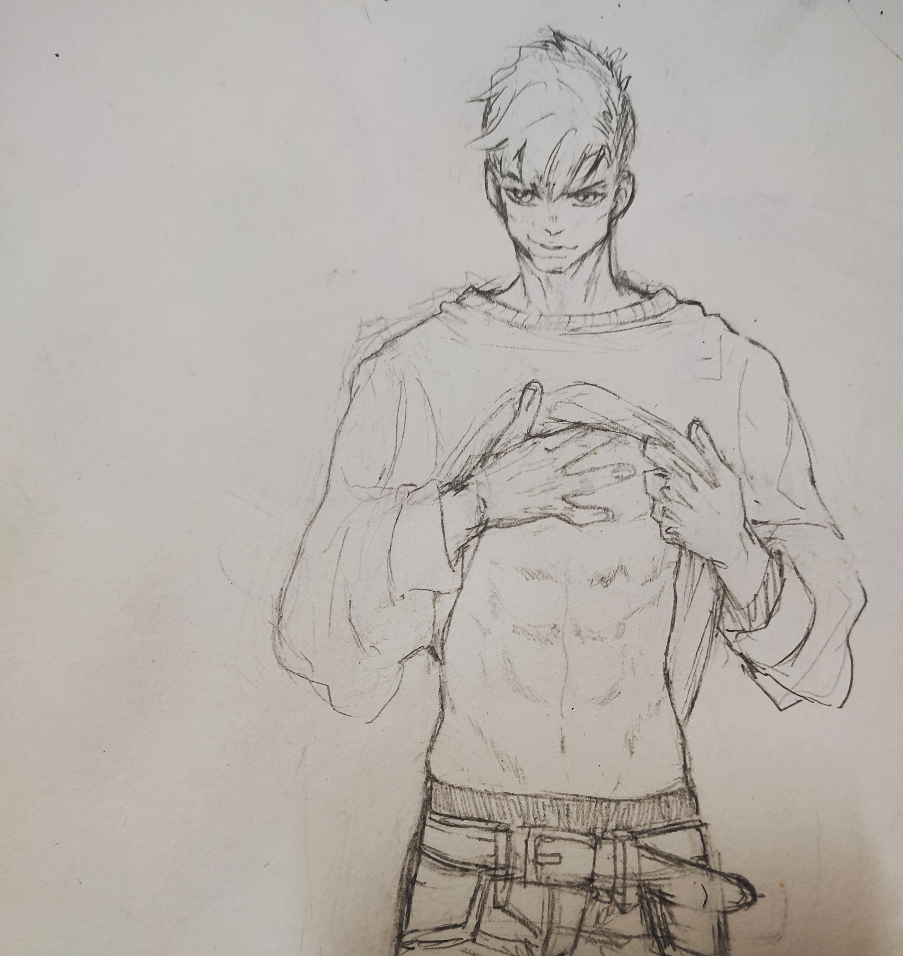 will i ever stop drawing abs by mo0njuice on DeviantArt