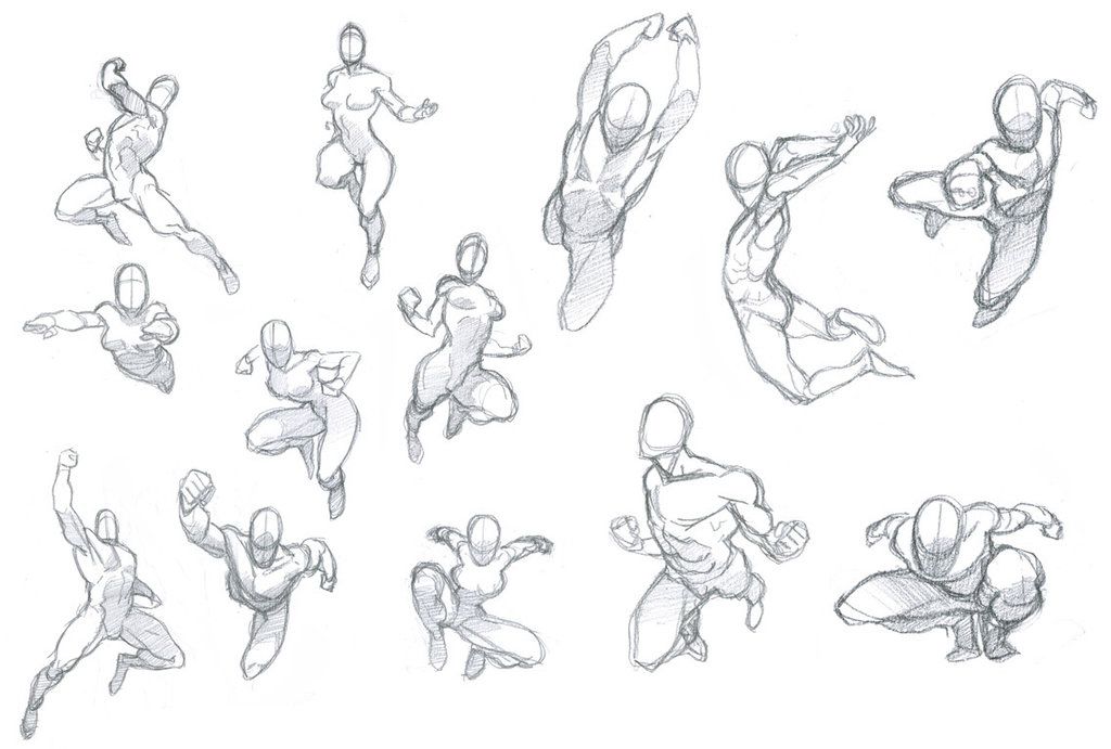 Action Poses Drawing Pictures