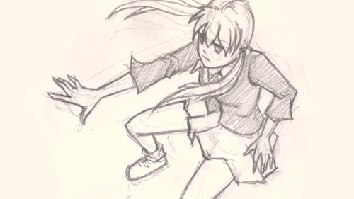 Step 3 How to Draw Anime and Manga Action Poses Lesson  How to Draw Step  by Step Drawing Tutorials