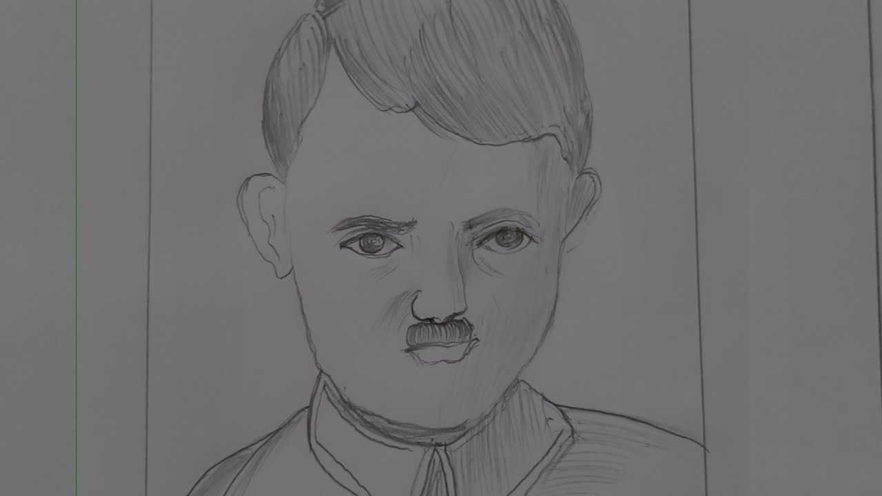 Adolf Hitler Drawing Pic