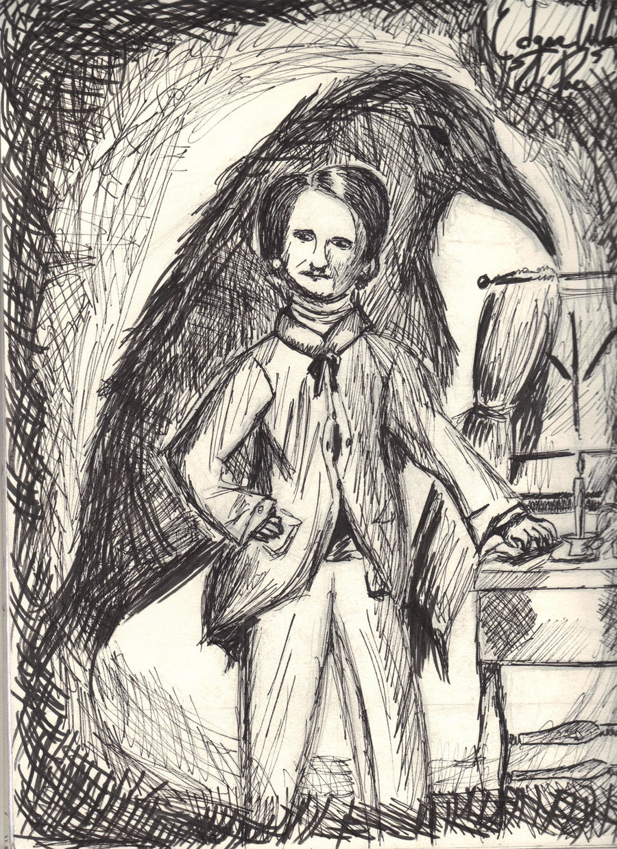 Allan Poe Drawing Best