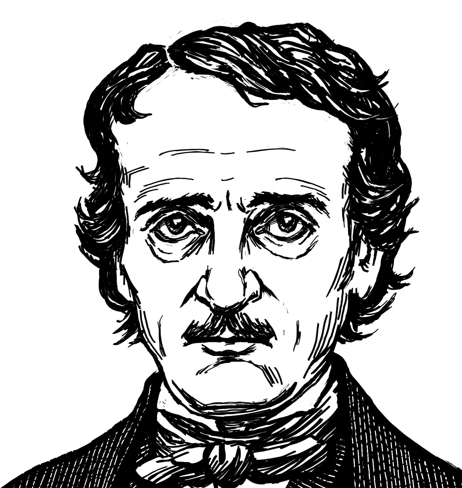 Allan Poe Drawing Image