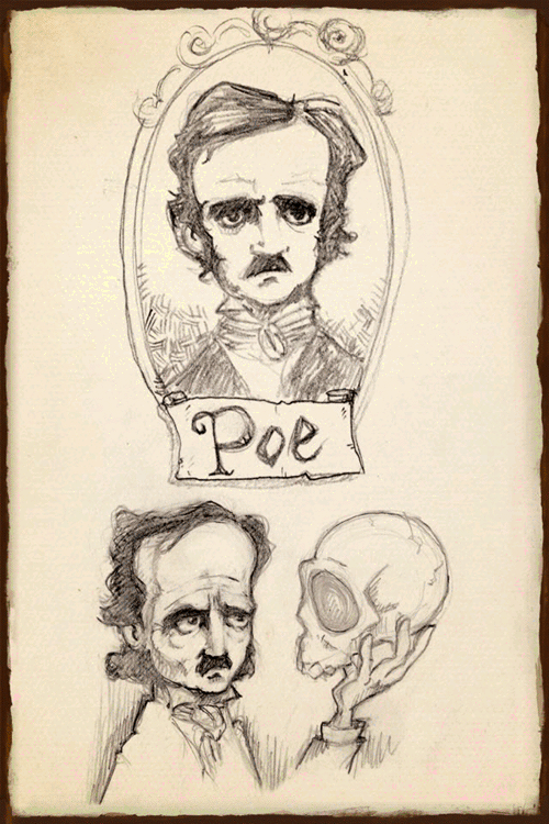 Allan Poe Drawing Pic