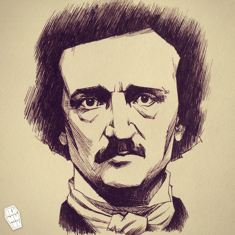 Allan Poe Drawing Picture