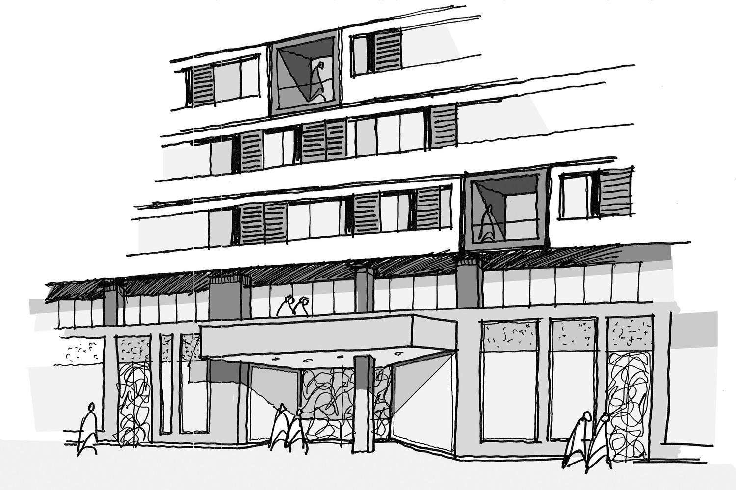 Apartment Best Drawing  Drawing Skill