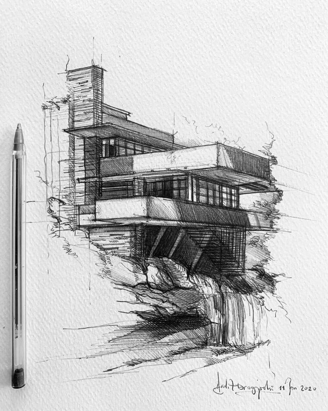 Architecture Drawing Creative Art