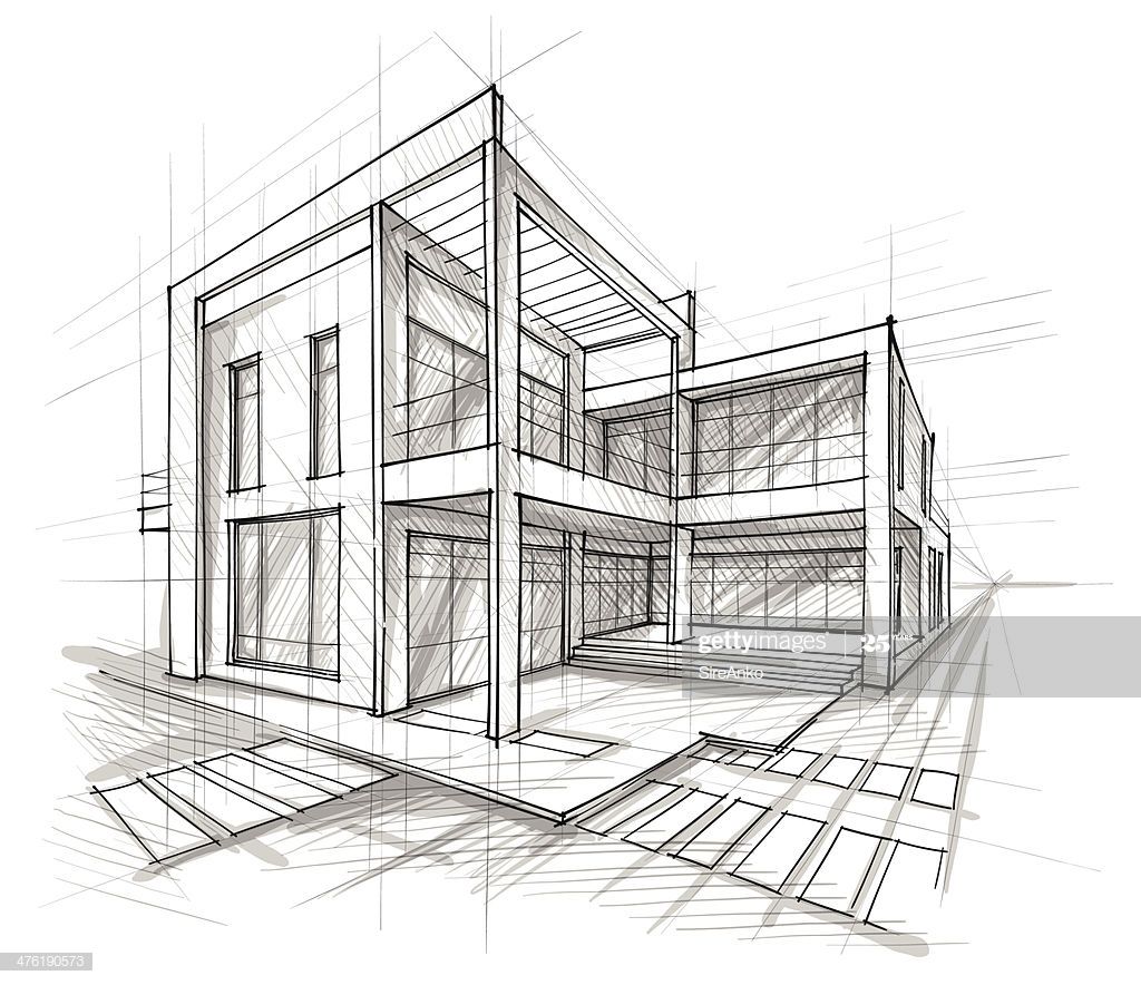 Architecture Drawing Sketch