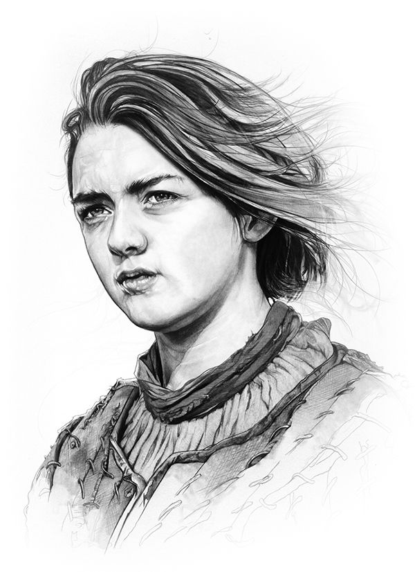 Arya Stark Drawing Pic