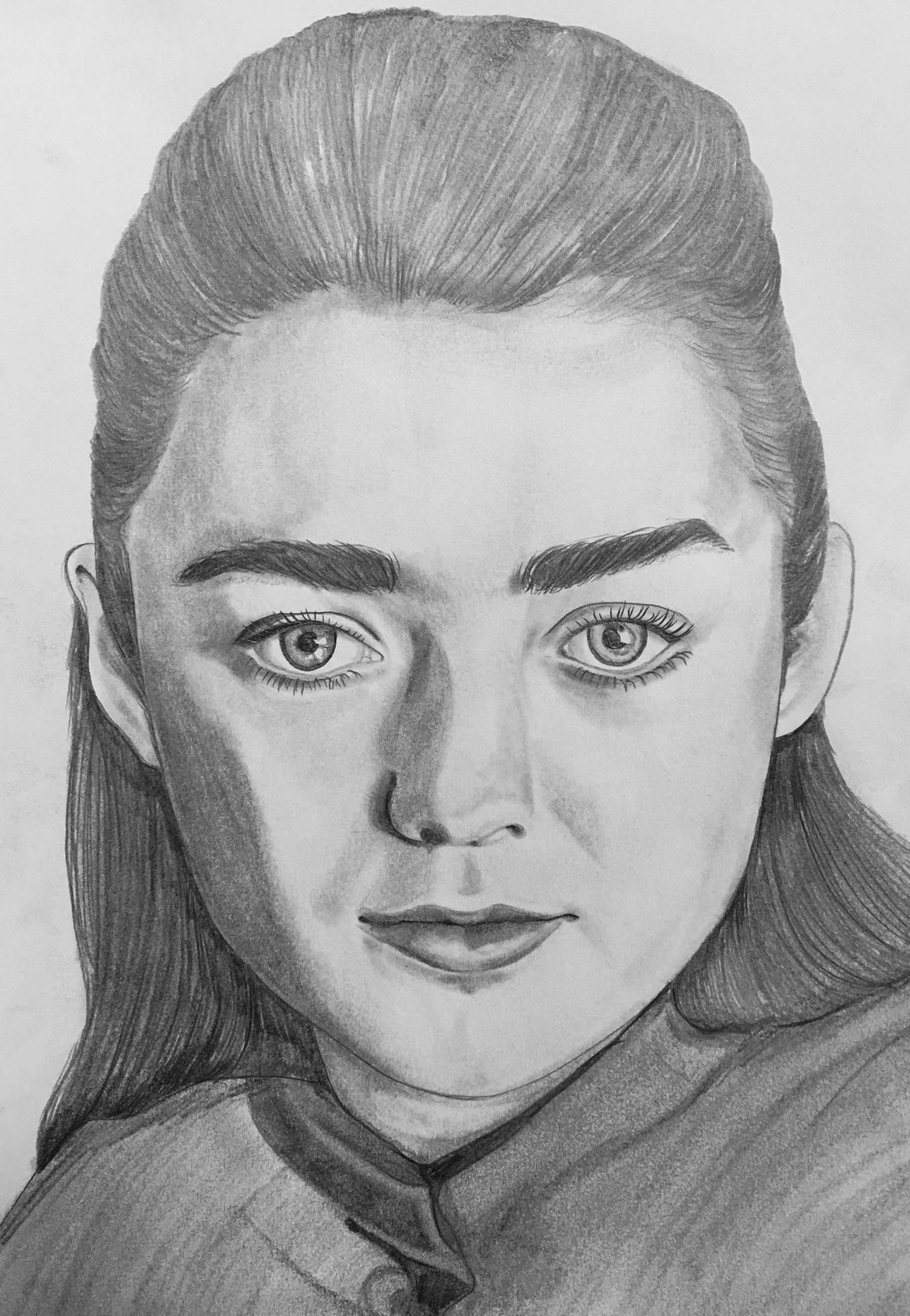 Arya Stark Drawing Pics