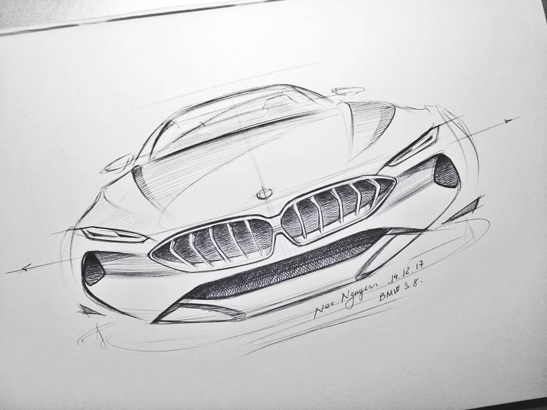 BMW Drawing Beautiful Art