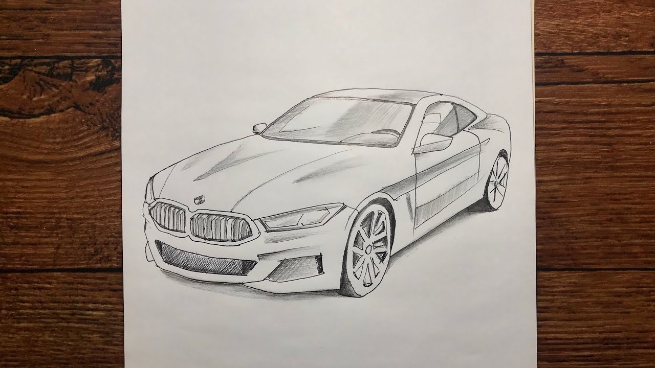 BMW Drawing Creative Art