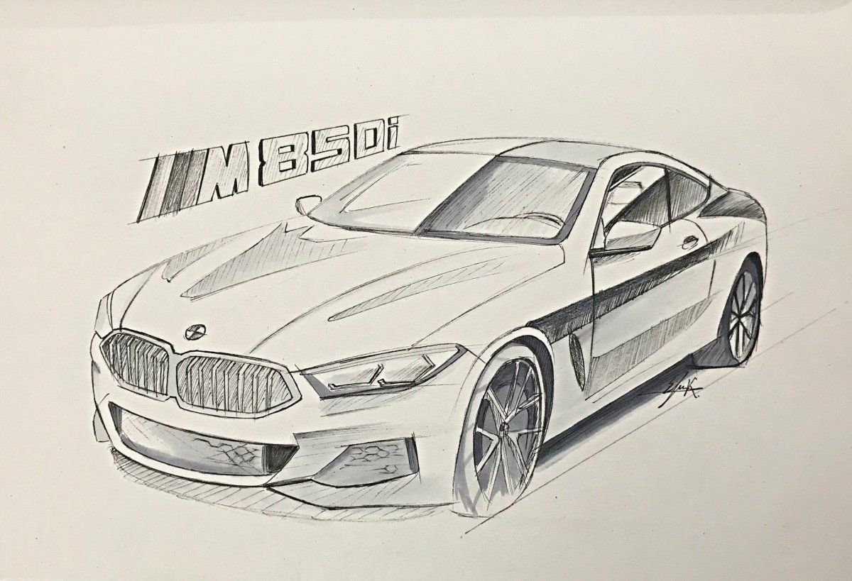 BMW Drawing Picture
