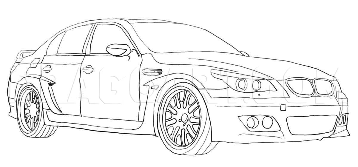 BMW Drawing Pictures