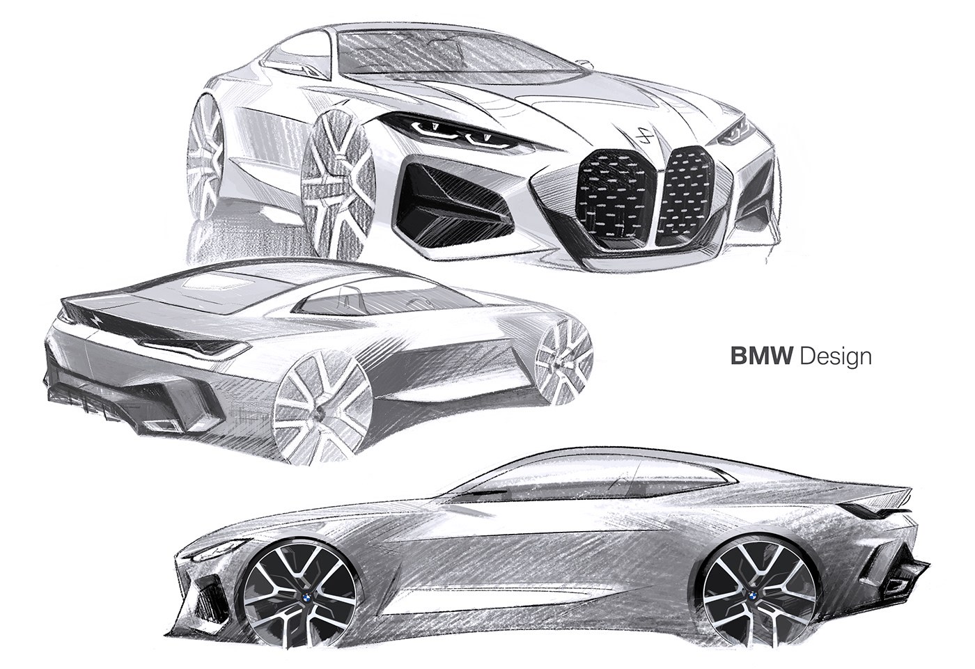 BMW Drawing Sketch