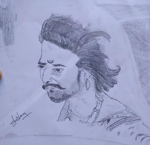 Baahubali Drawing Pic