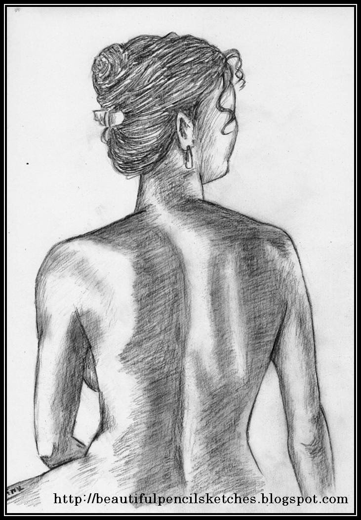 Back Drawing Realistic