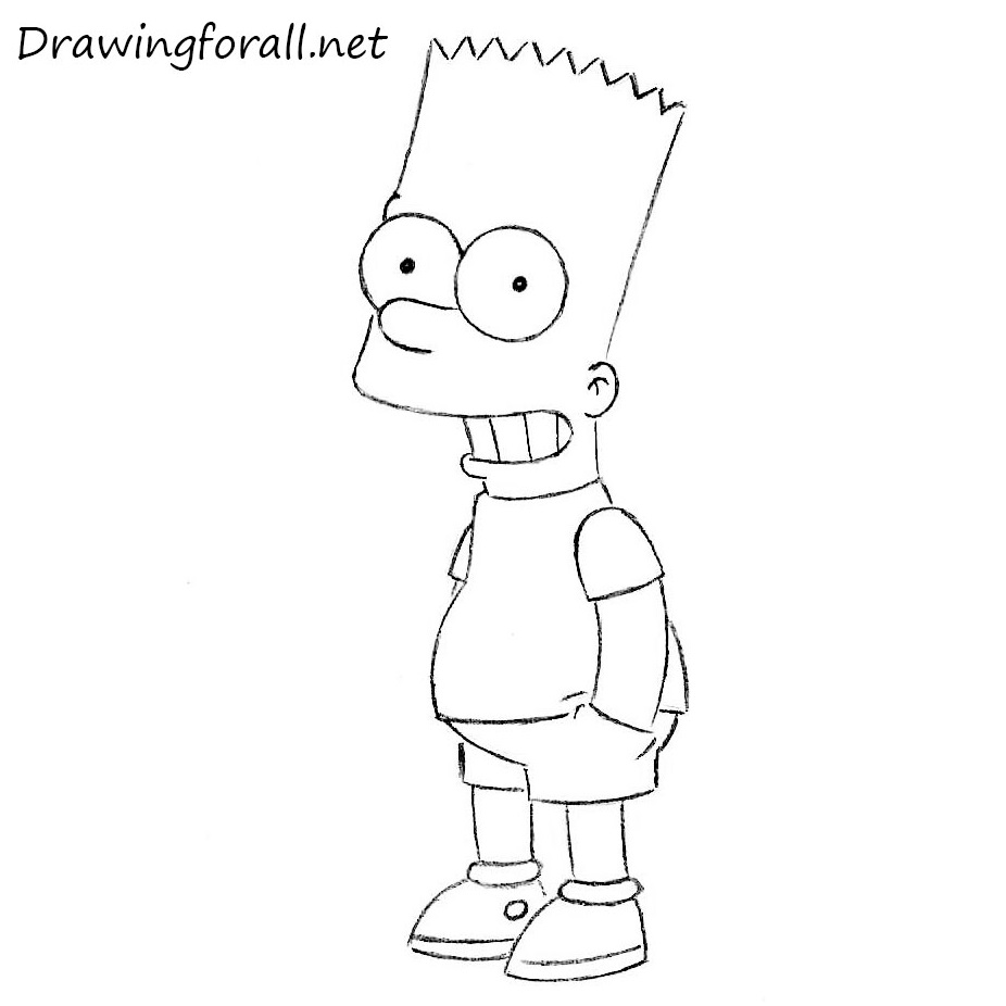 Bart Simpson Drawing Photo