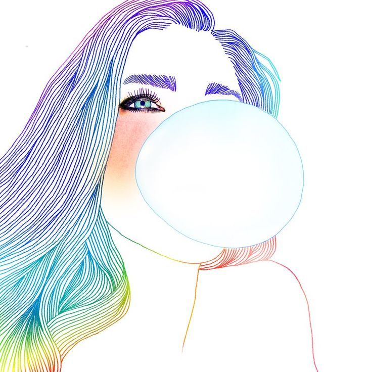 Bubblegum Drawing Photo