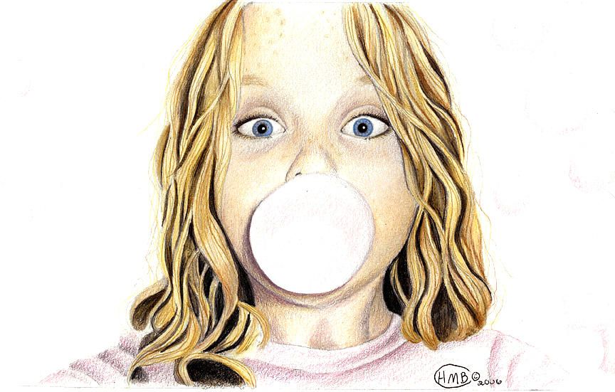 Bubblegum Drawing Picture